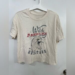 Goodie Two Sleeves ‘Wilde American Heritag’ Graphic Tee, size large